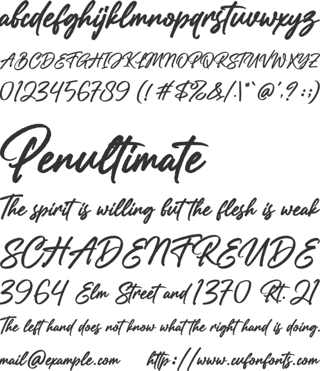 Rollanda font preview