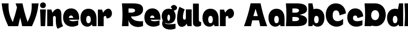 Winear Regular font
