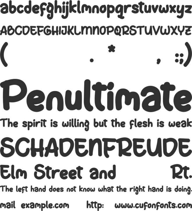 SWEET FAIRY font preview