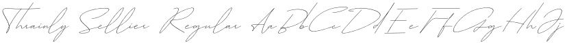 Thrainly Sellier Regular font