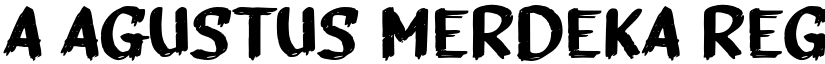 a Agustus Merdeka Regular font