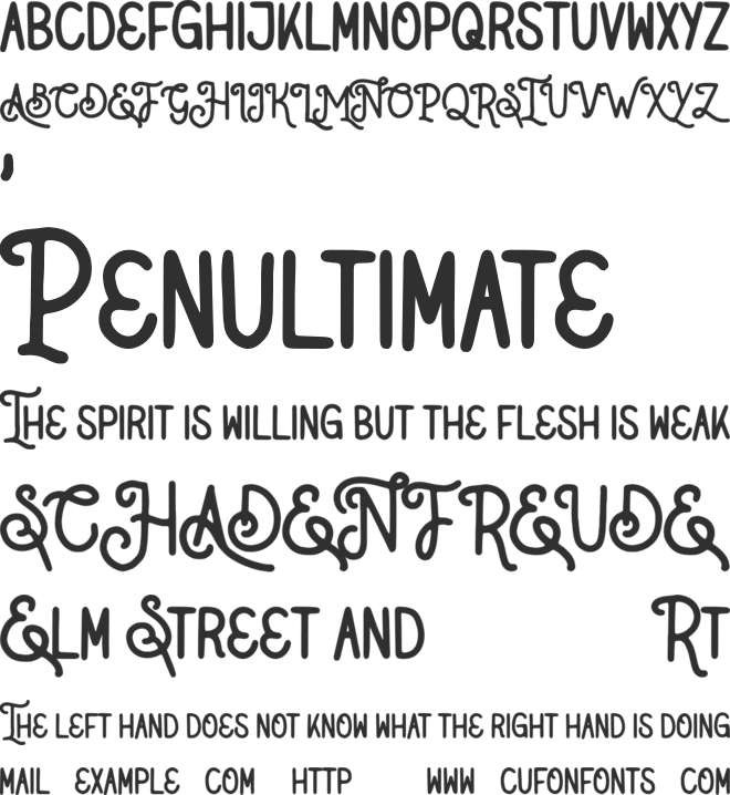 NativeMilesType font preview