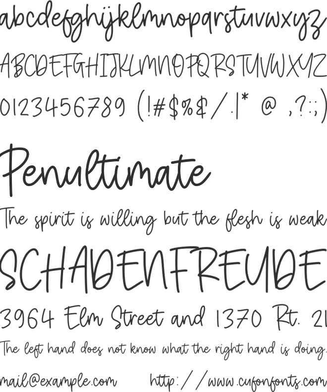 Goldie Dreambox font preview