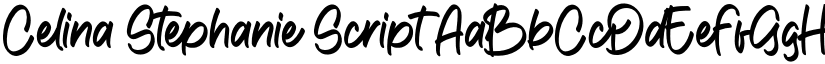 Celina Stephanie Script font