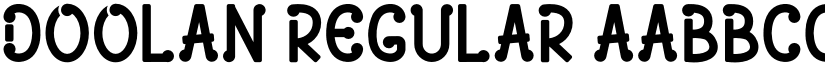 DOOLAN Regular font