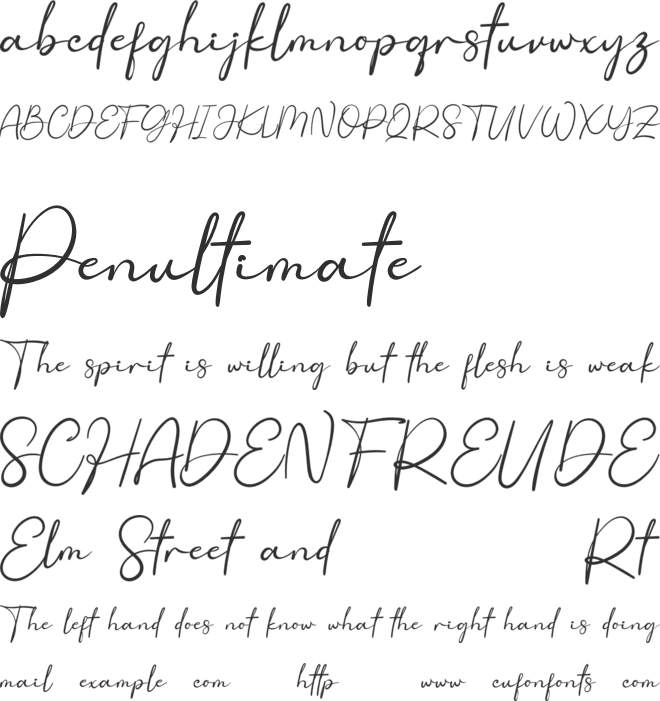 Coconut Beach font preview