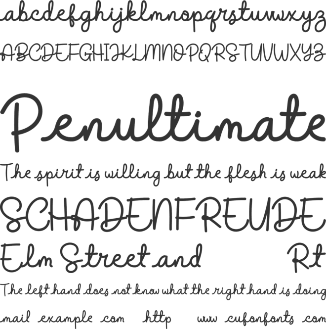 Duffel Bag font preview