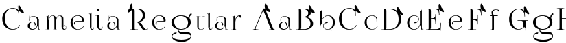 Camelia Regular font