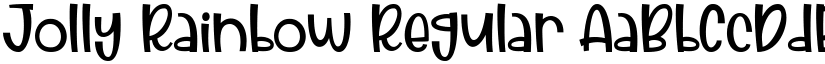 Jolly Rainbow Regular font