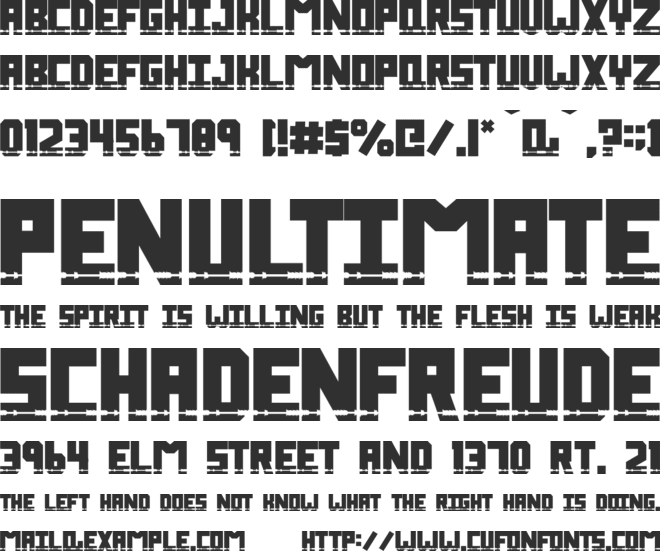 Sound Wave font preview