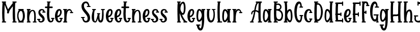 Monster Sweetness Regular font