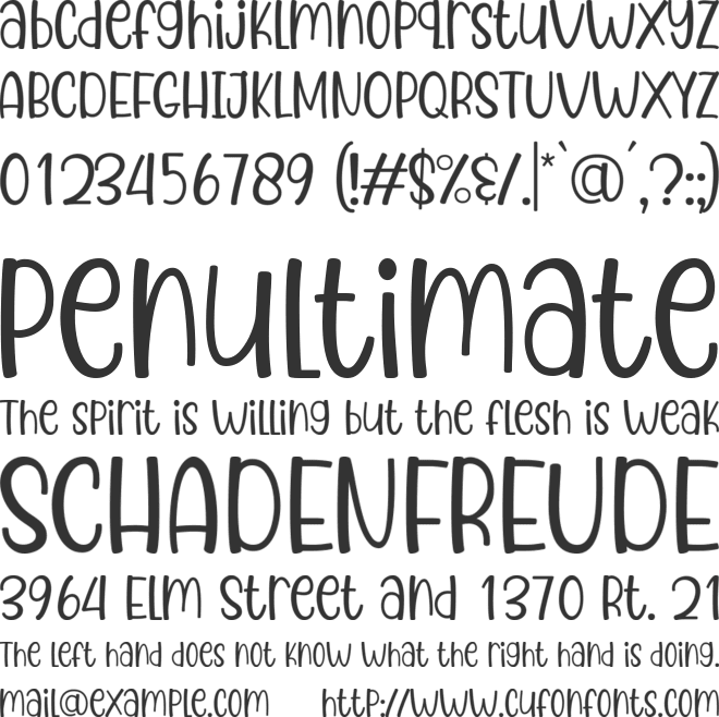 Puspa Anisya font preview