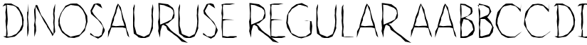 Dinosauruse font download
