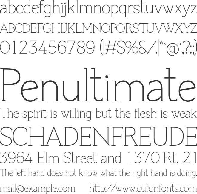 Cruncho font preview