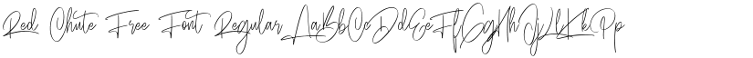 Red Chute Free Font Regular font
