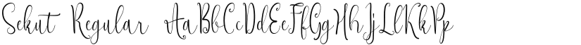 Sekut font download