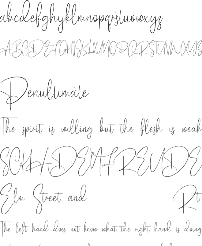 Clairdelune Free Font font preview