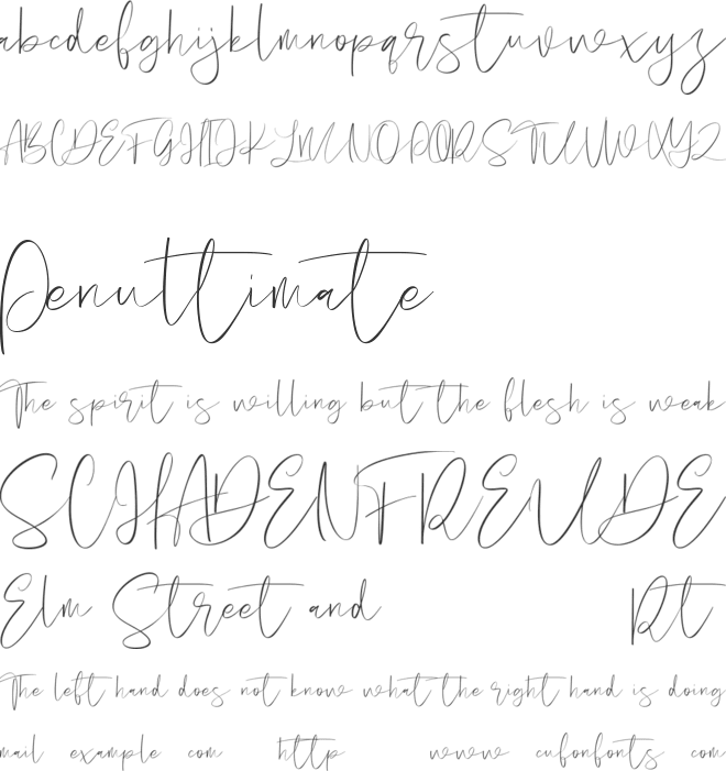 Creams Free Font font preview