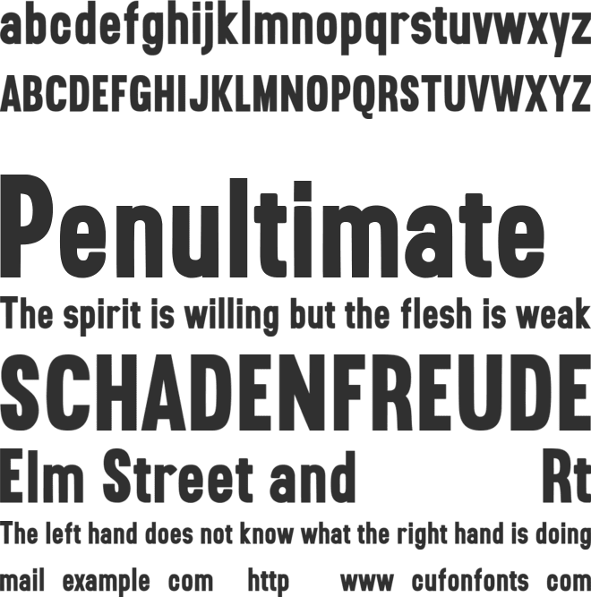 Brotherton Free Font font preview
