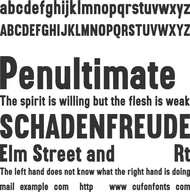 Brotherton Free Font font preview