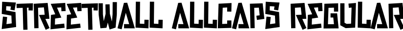 Streetwall Allcaps font download