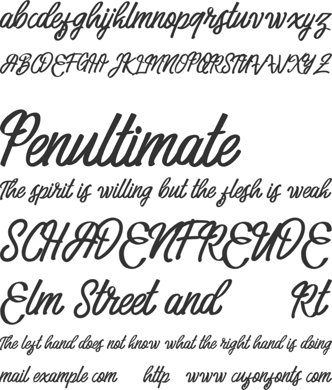 Harbala FREE font preview