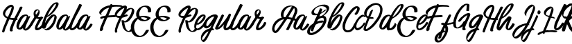 Harbala FREE Regular font