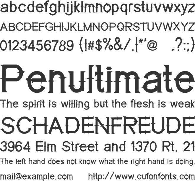 Labuhan Bajo font preview