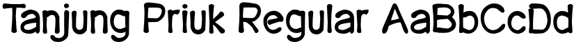 Tanjung Priuk Regular font