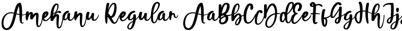 Amekanu Regular font