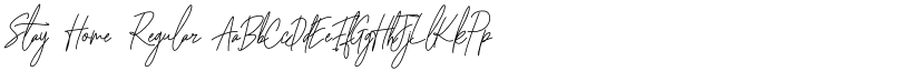 Stay Home Regular font