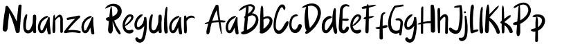 Nuanza Regular font