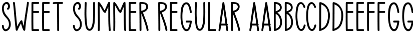 Sweet Summer Regular font