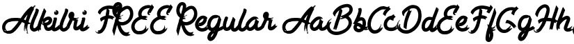 Alkilri FREE Regular font