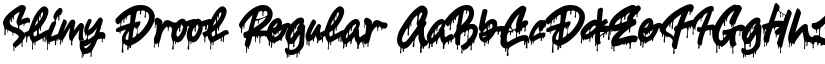Slimy Drool Regular font