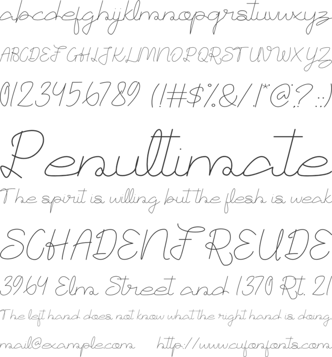 Angkringanth font preview
