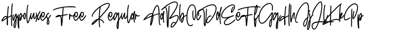 Hypoluxes Free Regular font