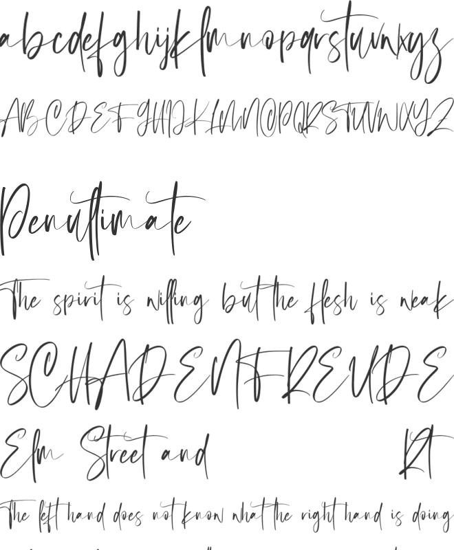 Oakmont Free Font font preview