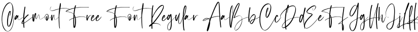 Oakmont Free Font Regular font
