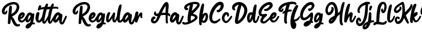 Regitta Regular font