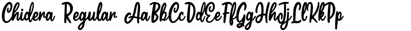 Chidera font download