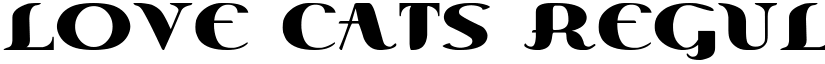 Love Cats Regular font