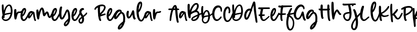 Dreameyes font download