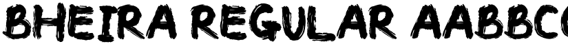 Bheira Regular font