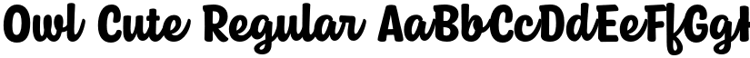 Owl Cute Regular font