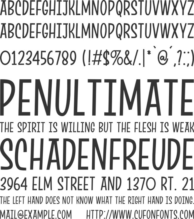 Happy Graduation font preview