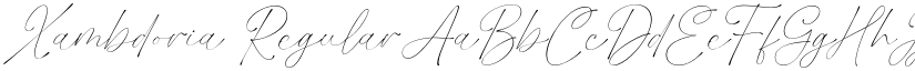 Xambdoria font download