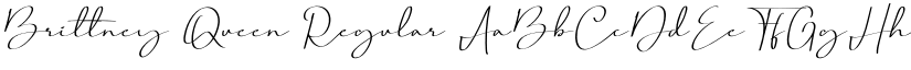 Brittney Queen Regular font
