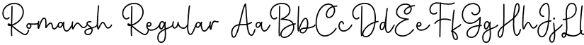 Romansh Regular font