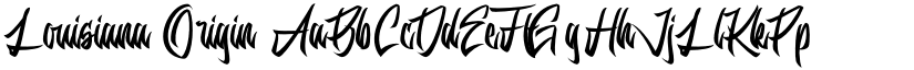 Louisiana Origin font